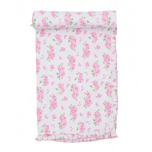 KISSY KISSY Other - NEW KISSY KISSY baby's heavenly hydrangeas blanket in pink